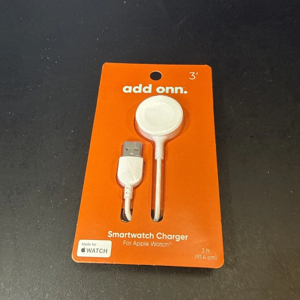 Brand New - Onn 3' Smart Watch Charger for Apple Watch‎ - Compatible All Series